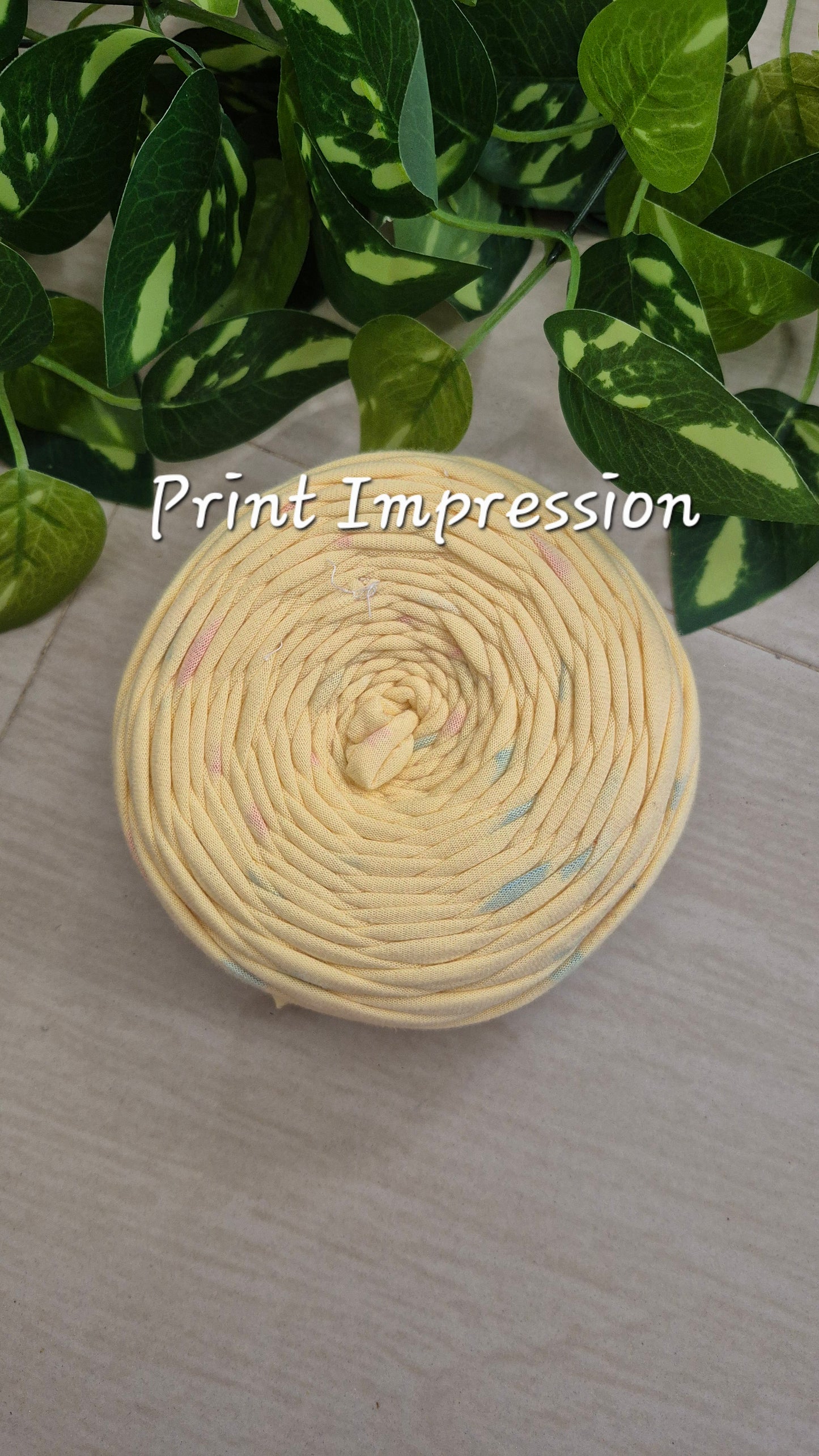 Joint + Print Impression T-shirt yarn