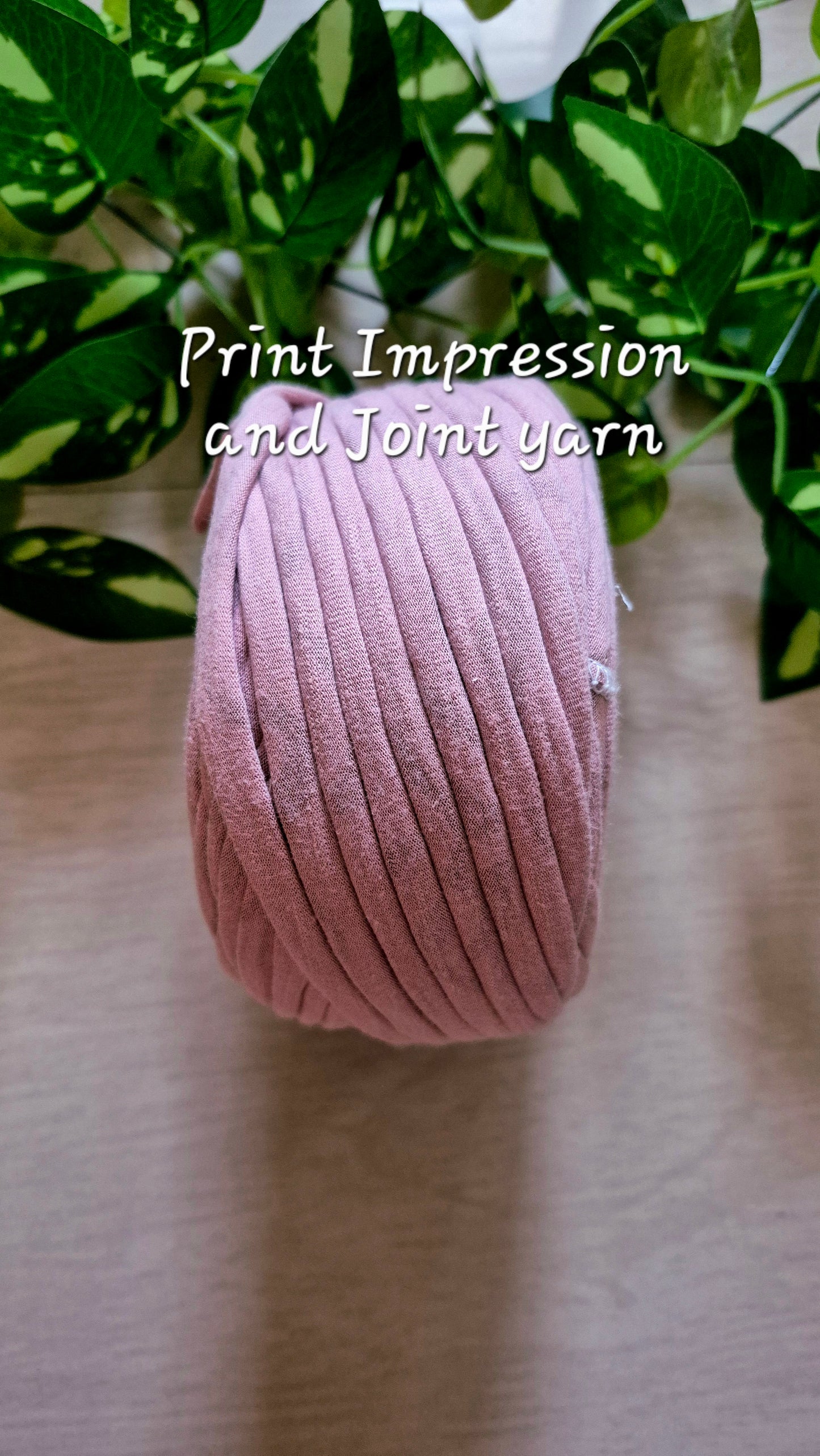 Joint and print impressions Tshirt Yarn