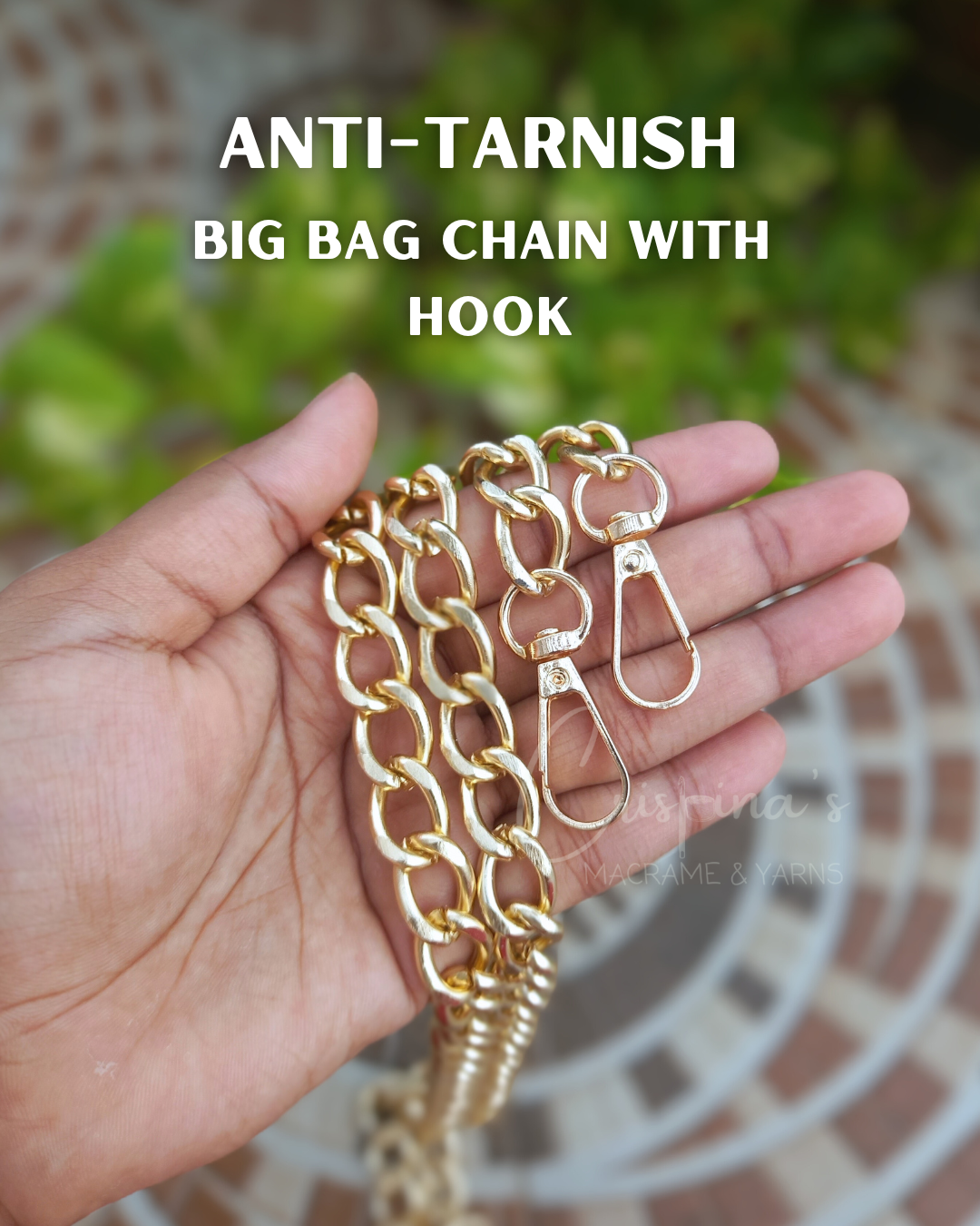 Anti-tarnish Bag chains