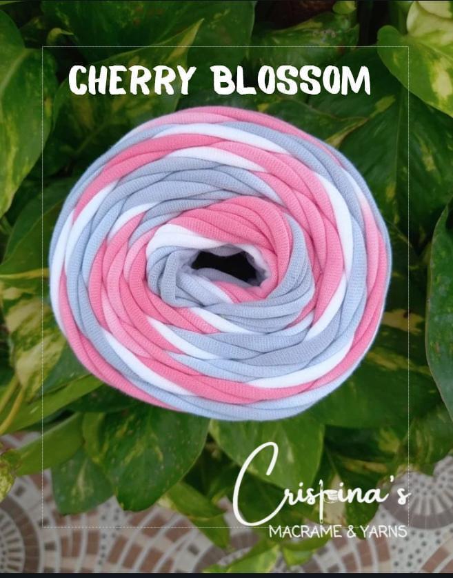 Multi color Tshirt yarn Cherry blossom