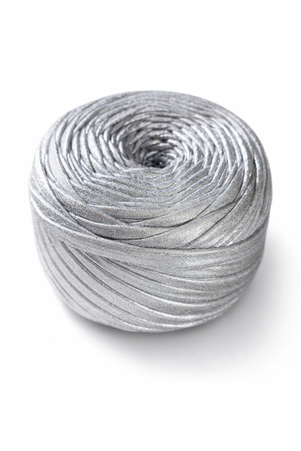 Silver metallic Tshirt Yarn