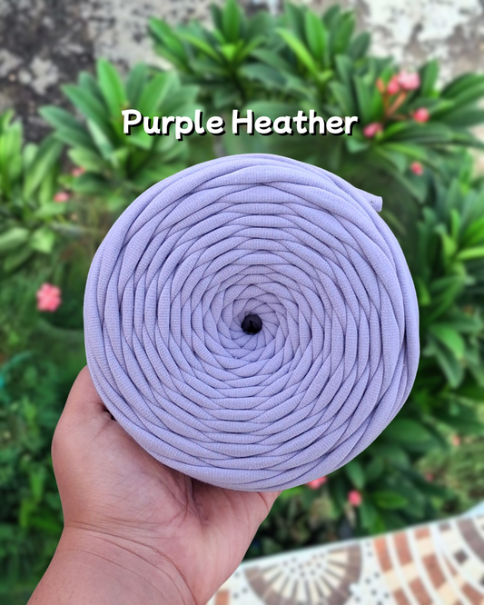 Purple Heather T-shirt yarn