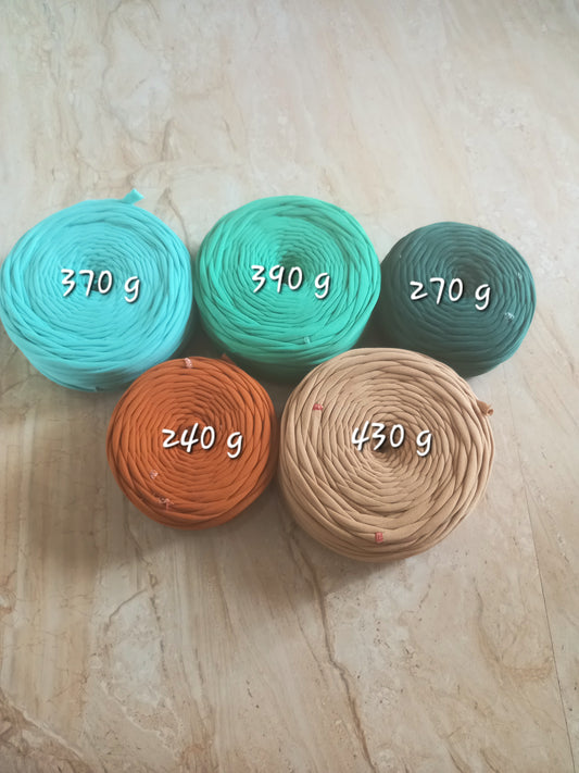 Shades of blue beach joint t-shirt yarn