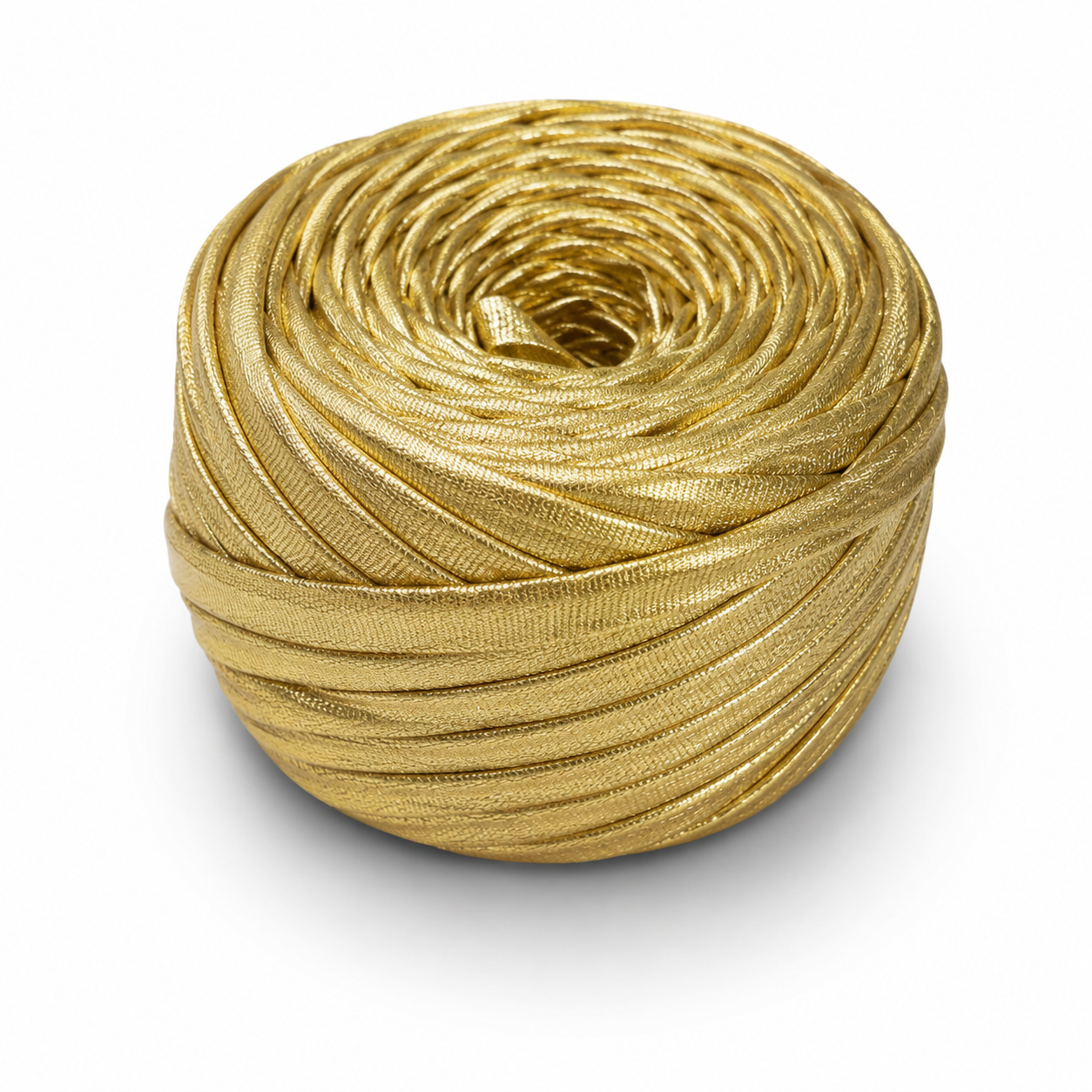 Gold metallic Tshirt Yarn