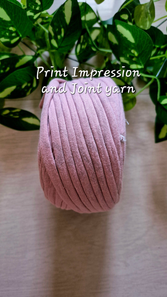 Joint and print impressions Tshirt Yarn