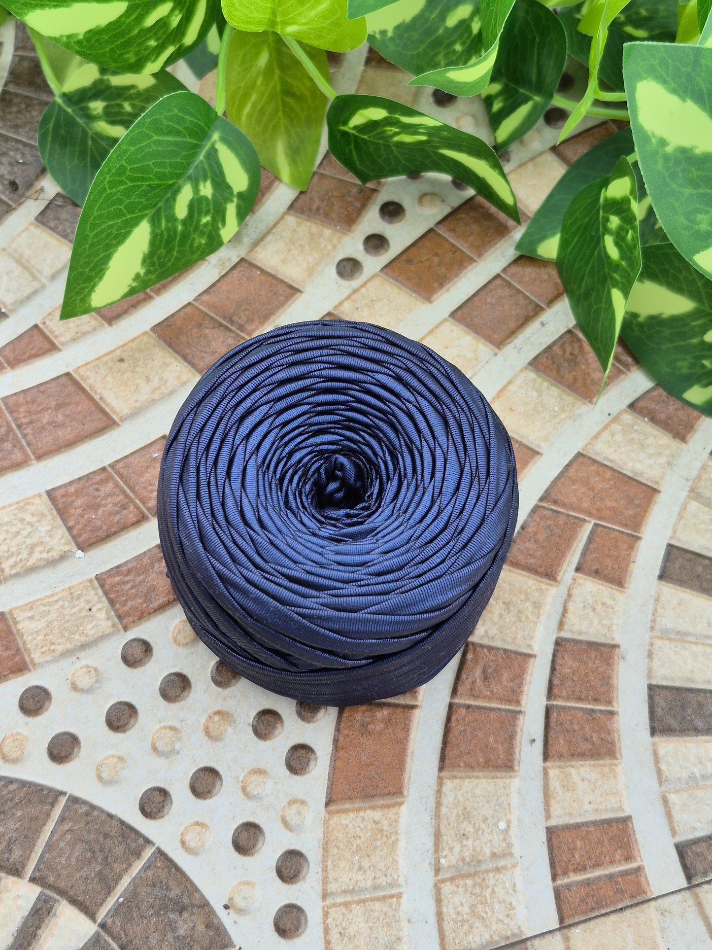Galaxy blue metallic Tshirt Yarn
