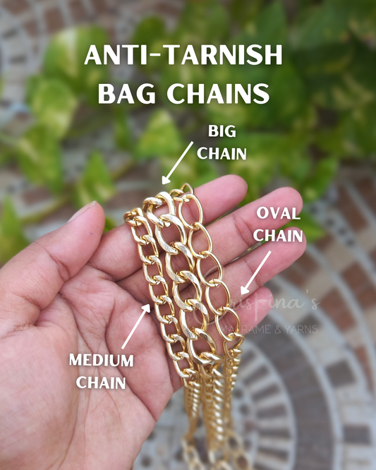 Anti-tarnish Bag chains