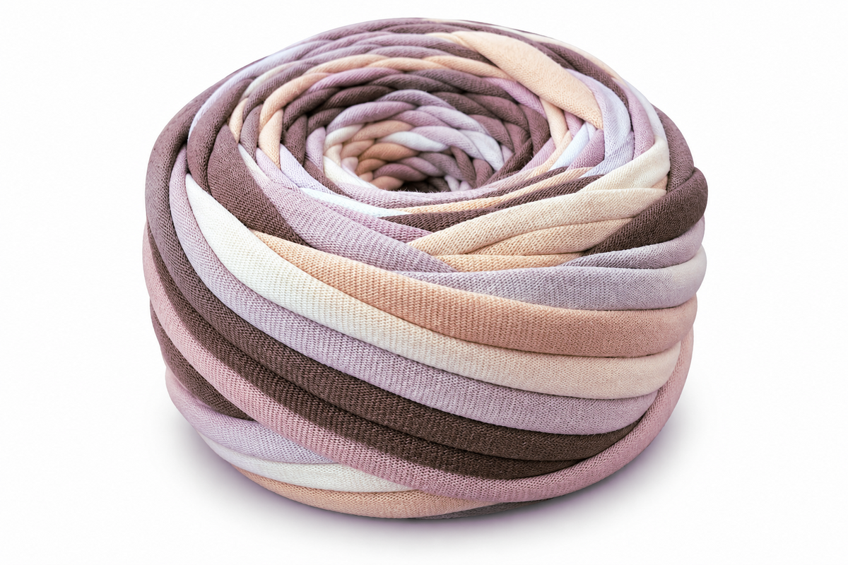 Caramel crunch Multi color Tshirt Yarn