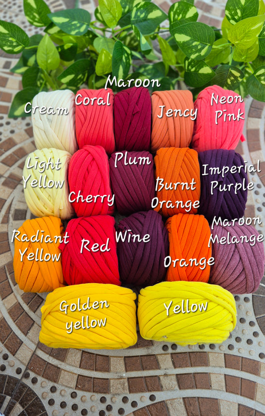 Shades of sunshine joint tshirt yarn