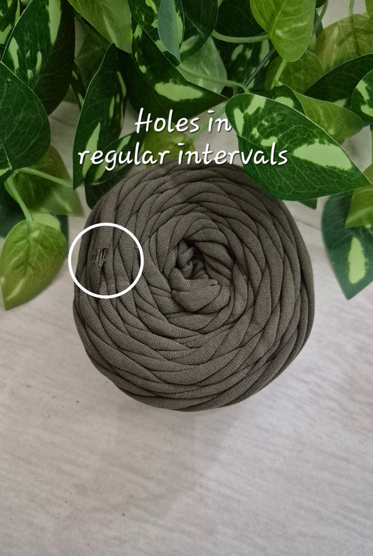 Upcycled T-shirt yarn