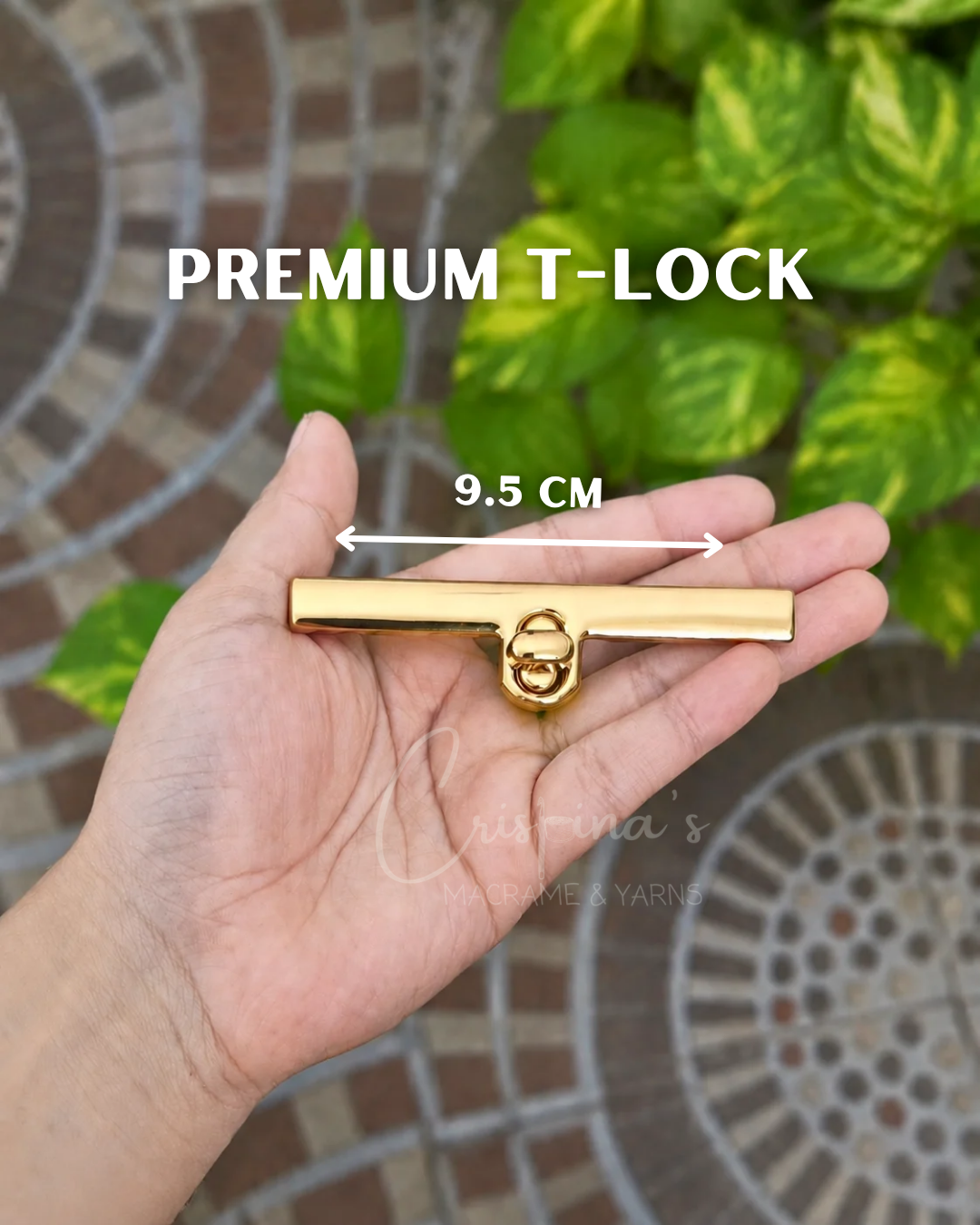 Premium T lock for handbag and purse
