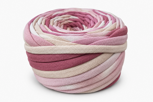 Mauve love Multi color Tshirt Yarn