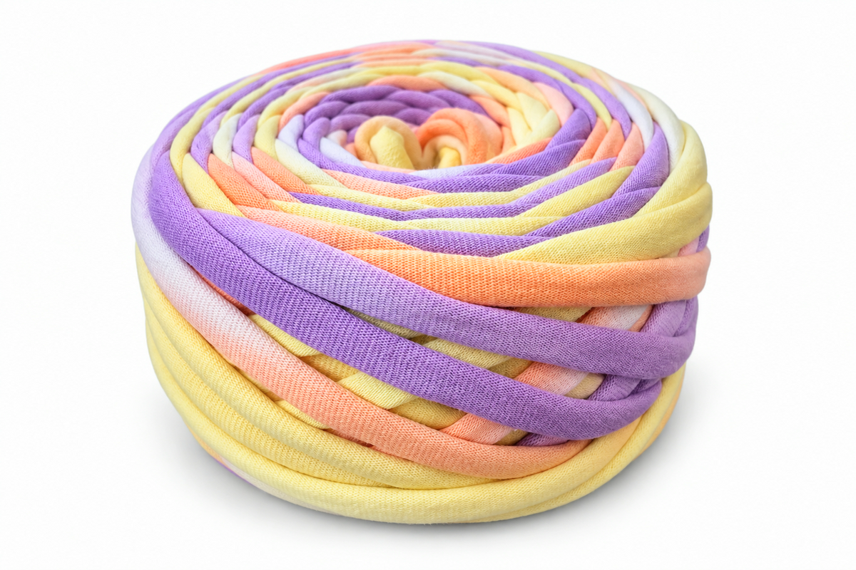 Purple Sun Multi color Tshirt Yarn
